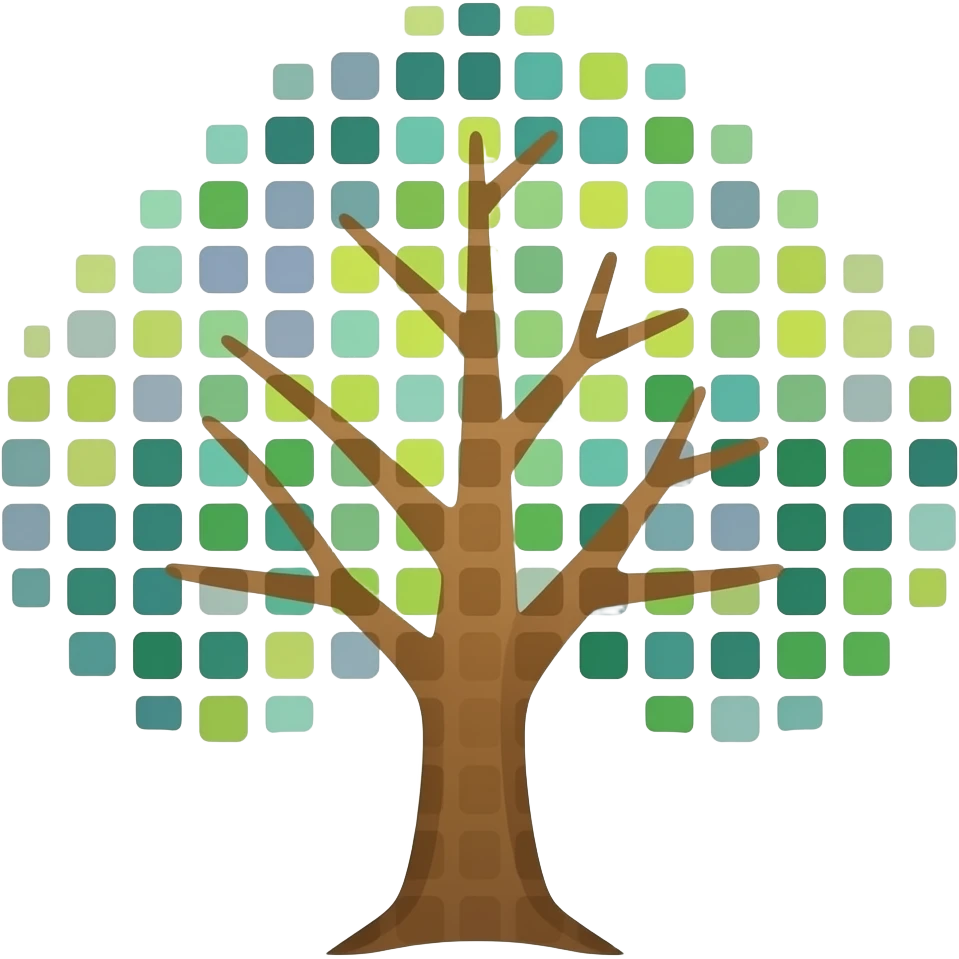 tree map chart with different-sized squares emoji