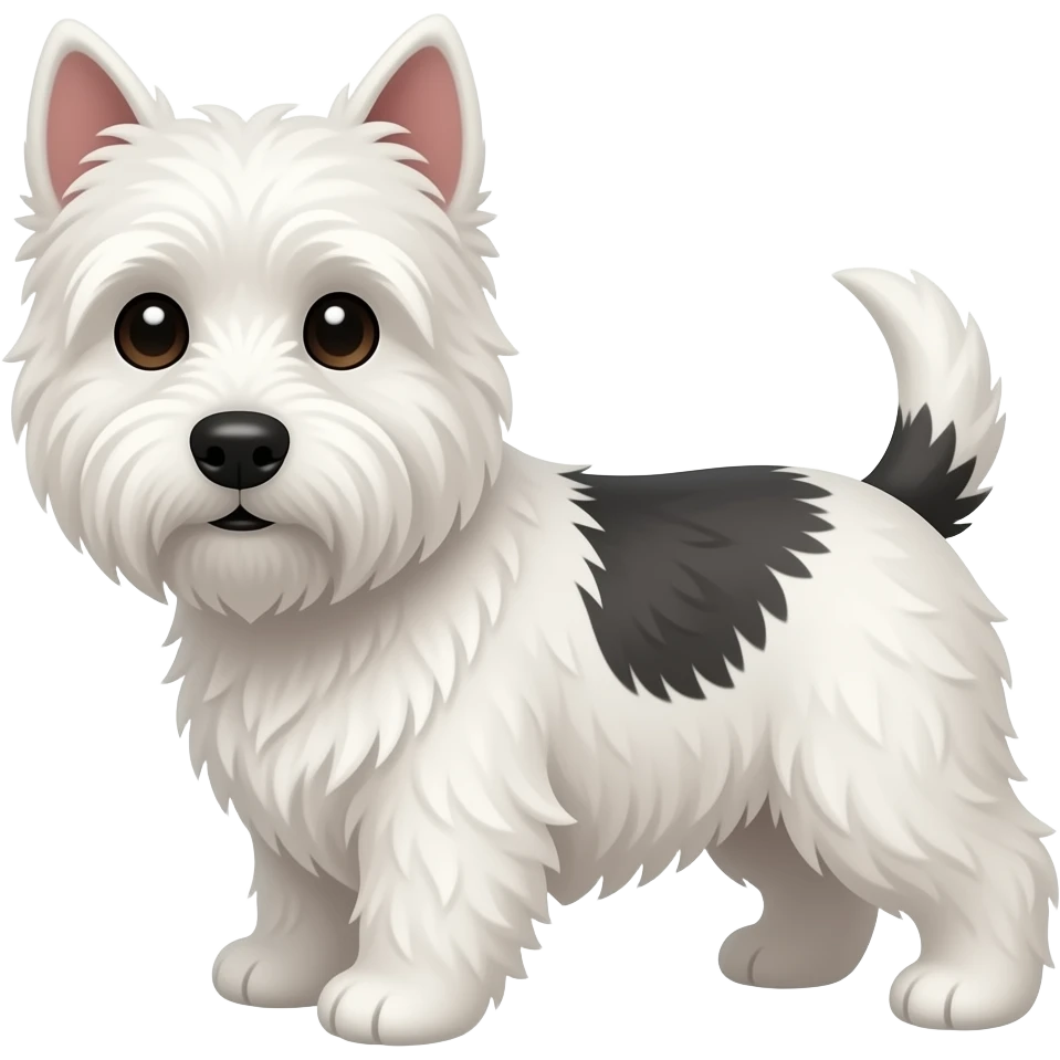 kawaii west highland terrier emoji