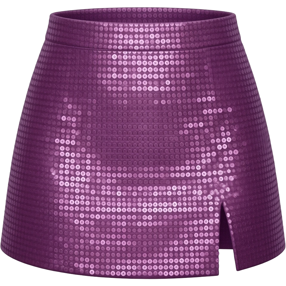 sparkly skirt short emoji