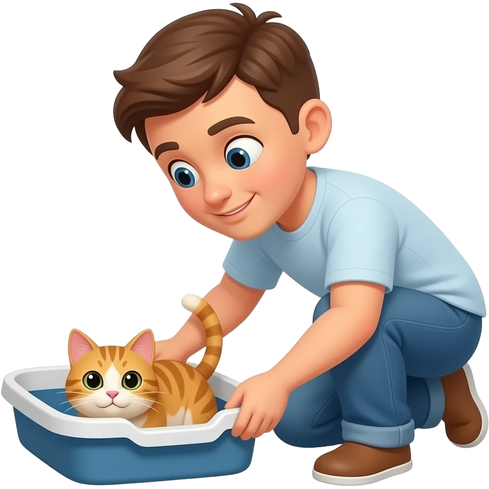 remove the cat tray emoji