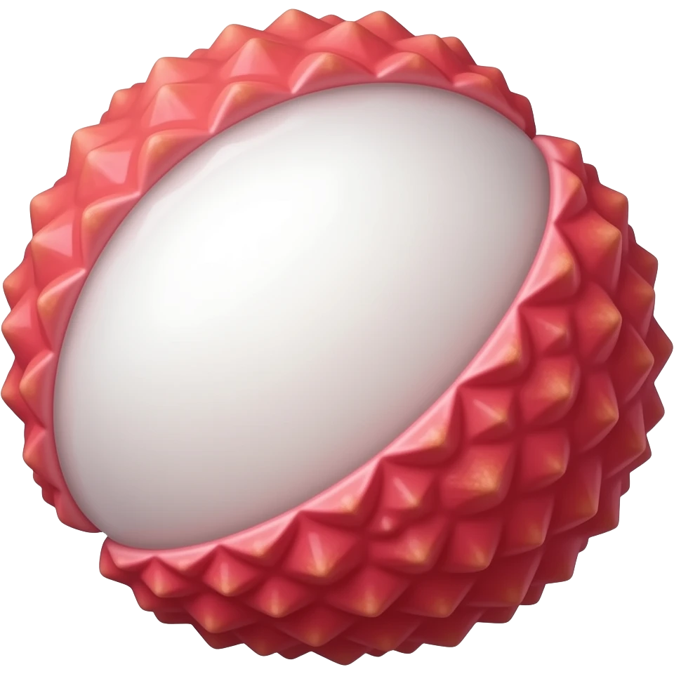 Lychee emoji