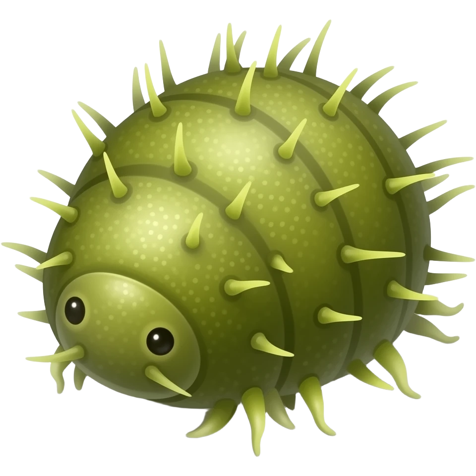 Microscopic moss piglet emoji