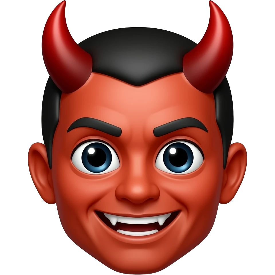 devil face emoji