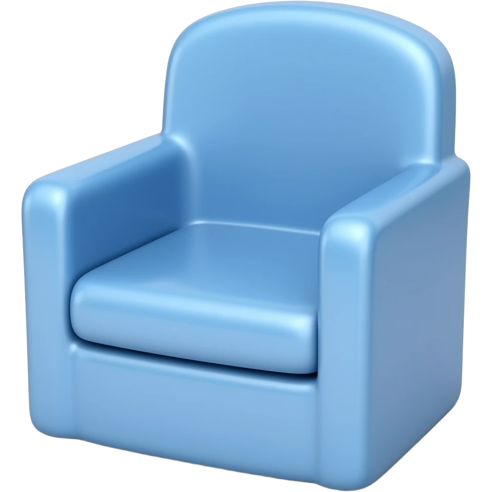 blue kiddie chair emoji