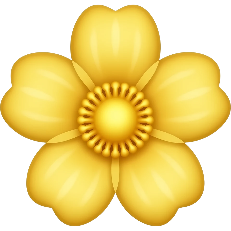 Aranyhaj virág emoji