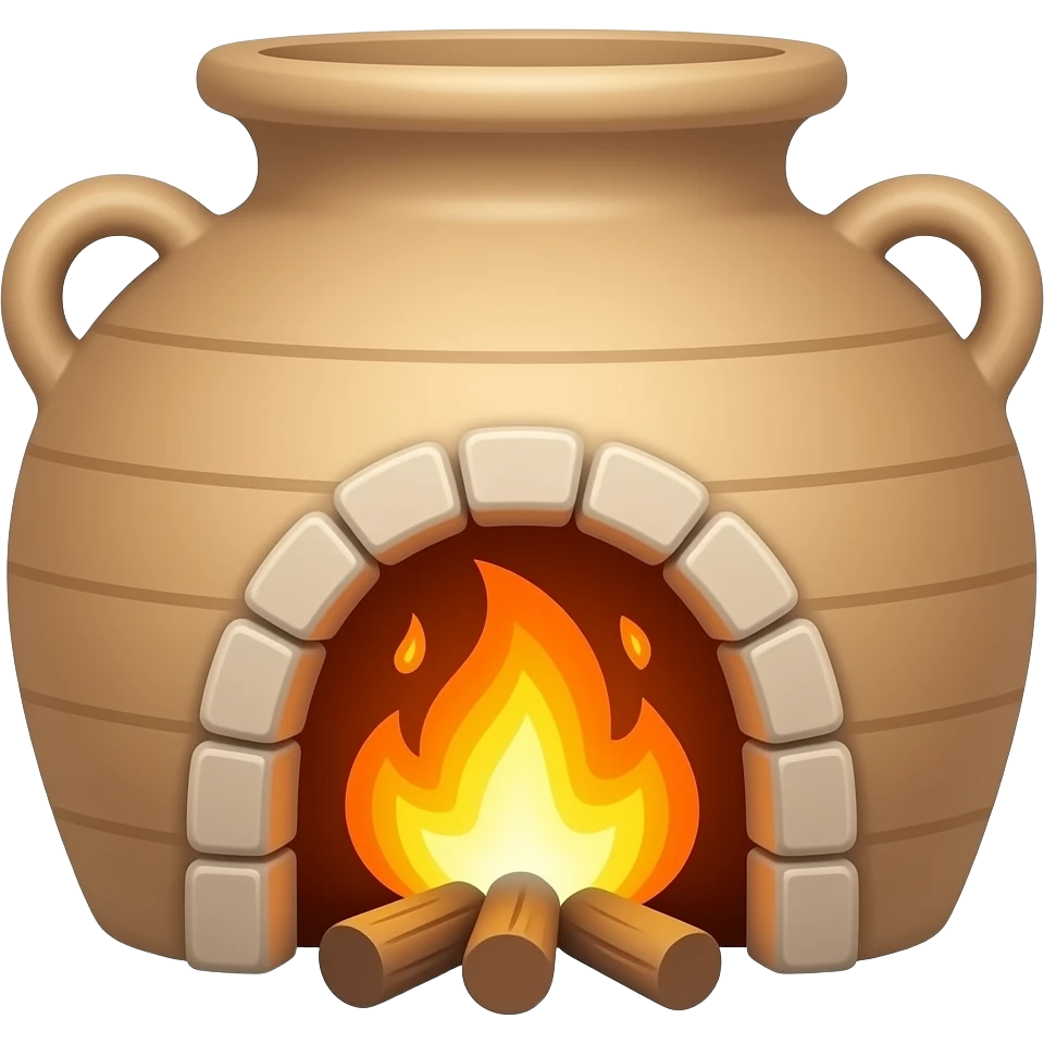 pottery furnace emoji