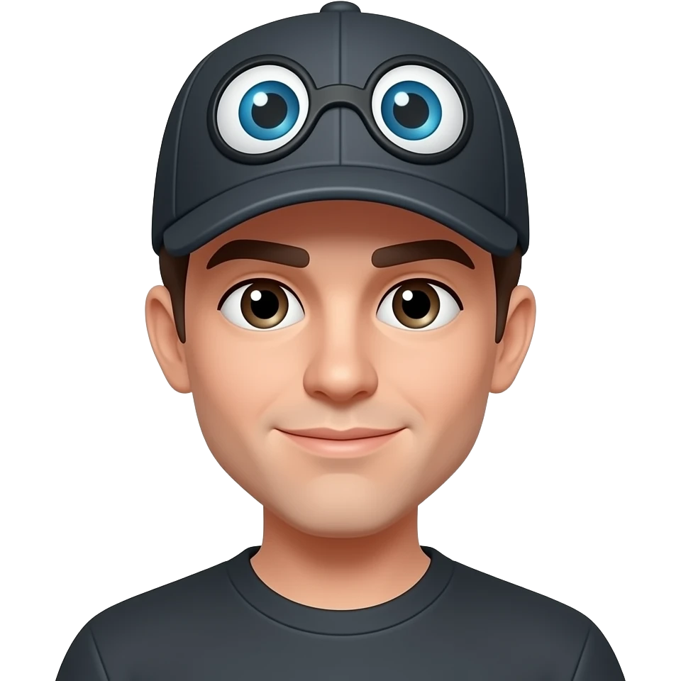 With nerd hat emoji