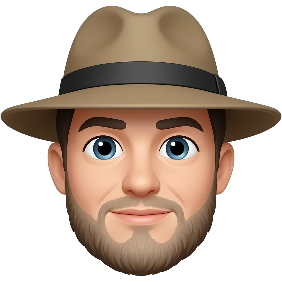 hatted emoji
