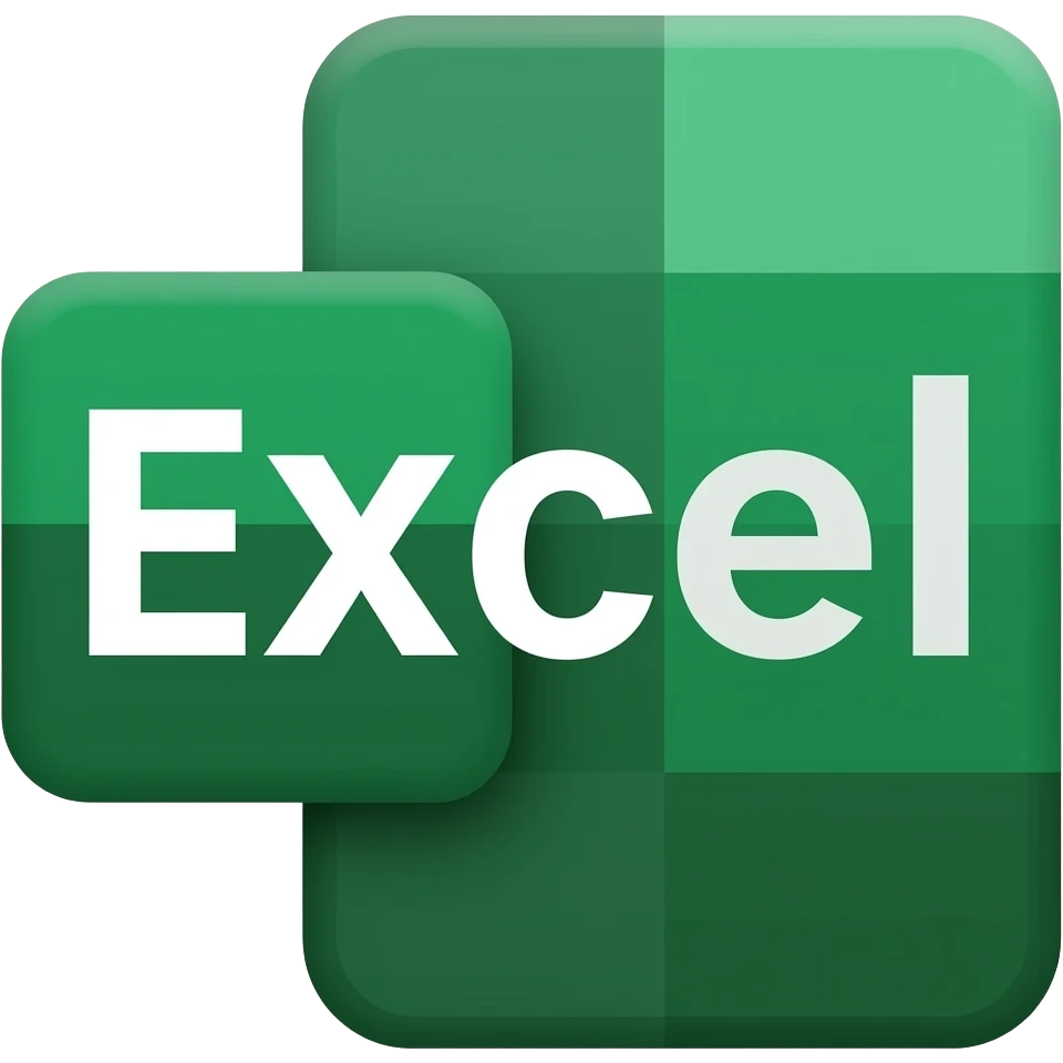 excel logo text emoji