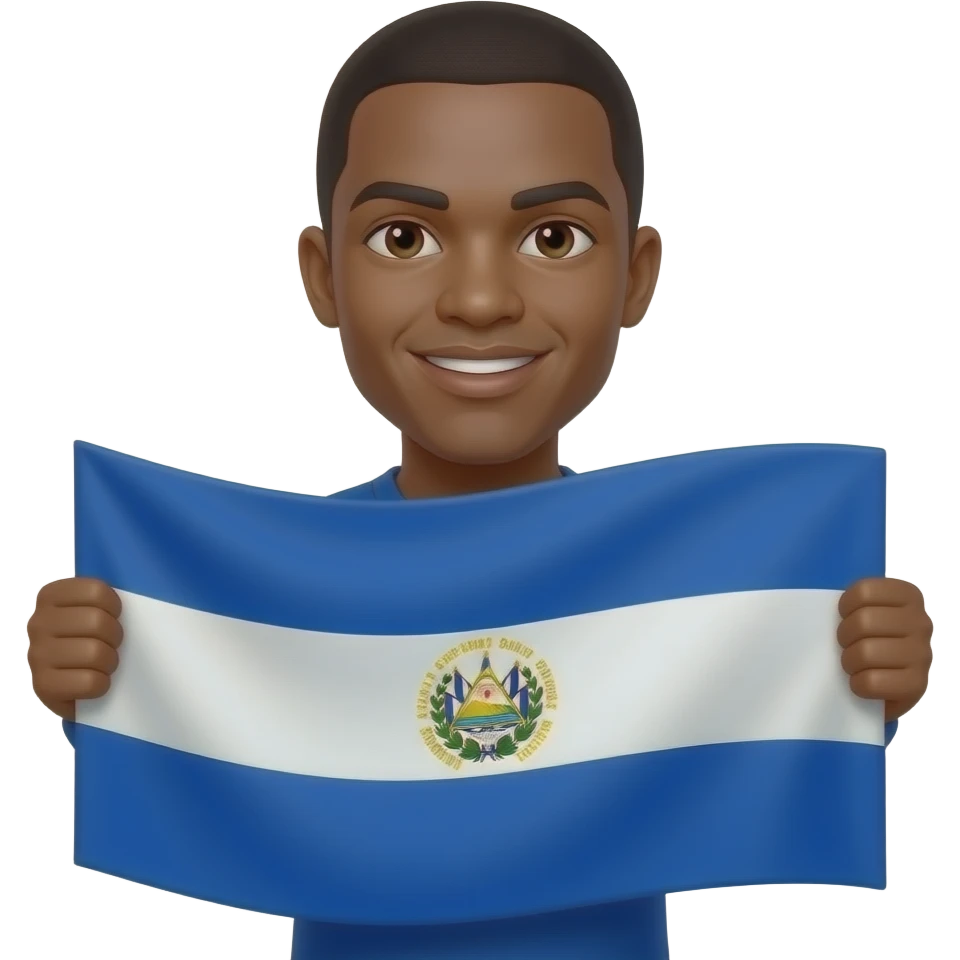 MVP con bandera el salvador emoji