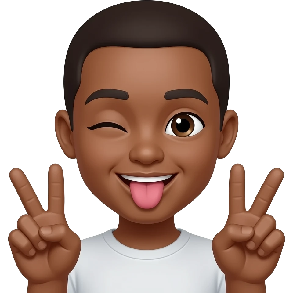 ✌🏽😜✌🏽 emoji