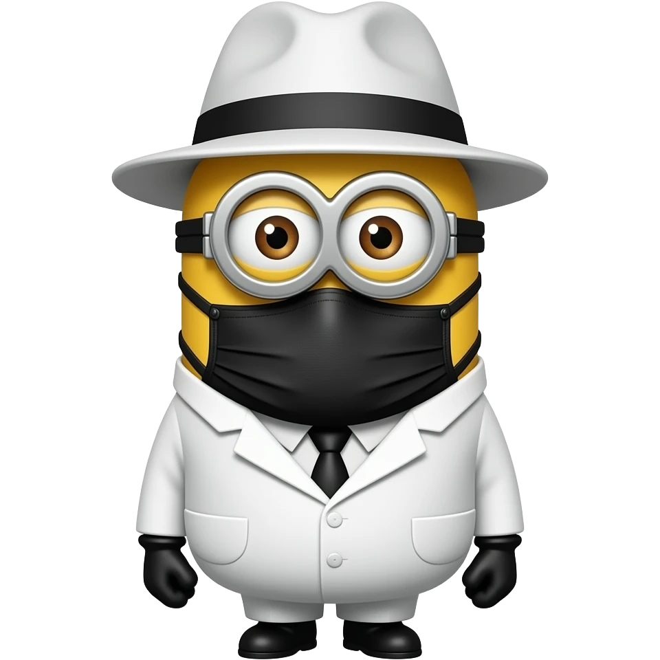Minion estilo anibal lecter emoji