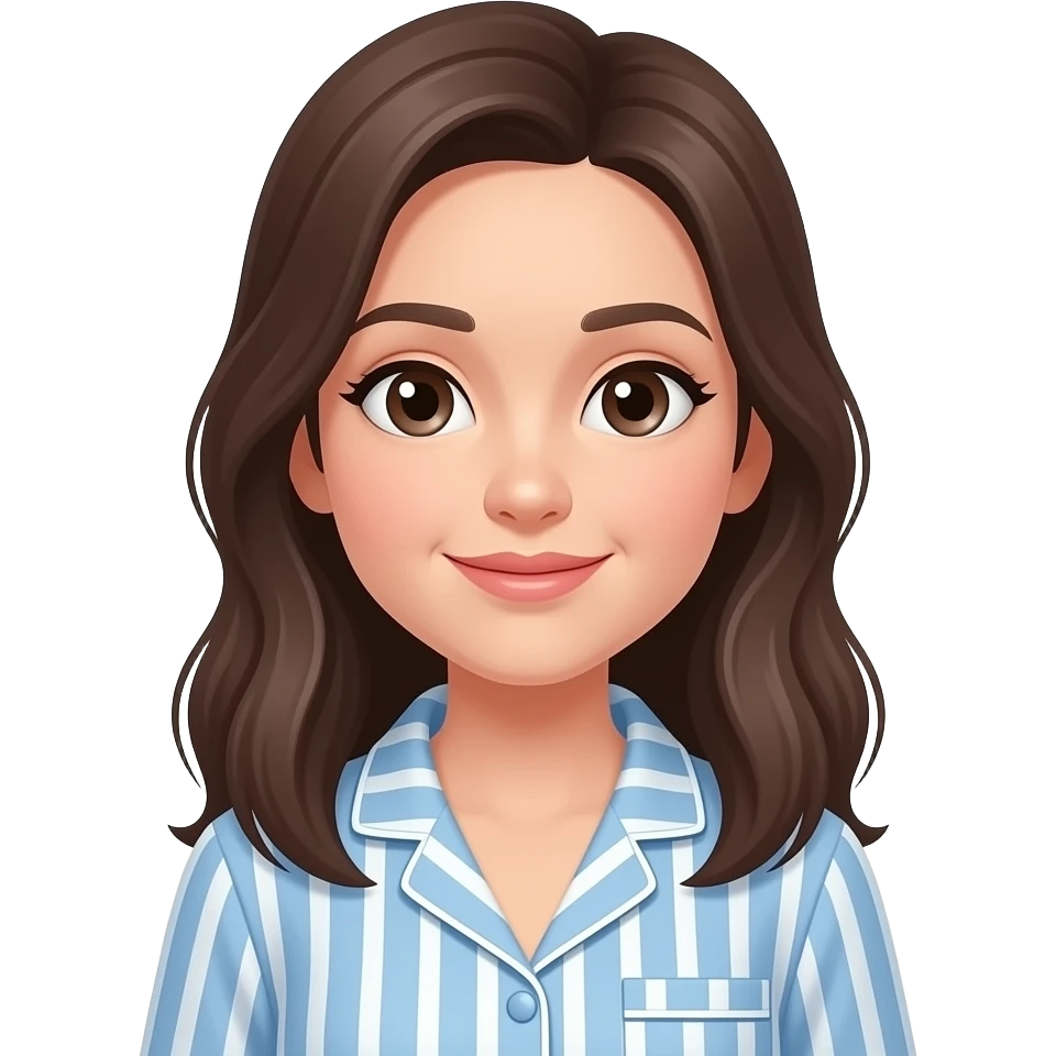 اصنع صورة فتاة بلباس نوم emoji