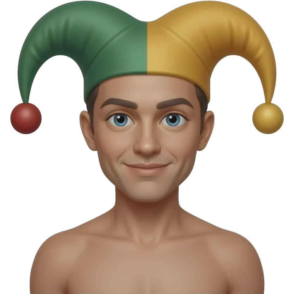 Голый шут emoji