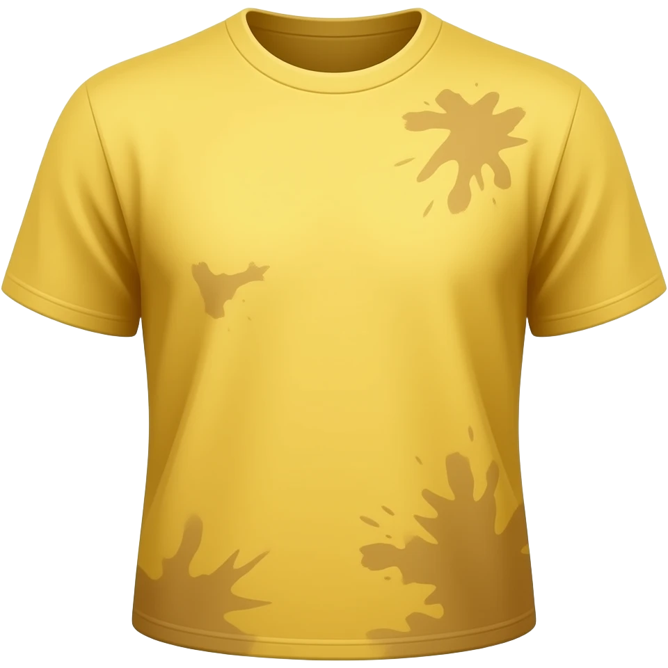 dirty yellow t shirt emoji
