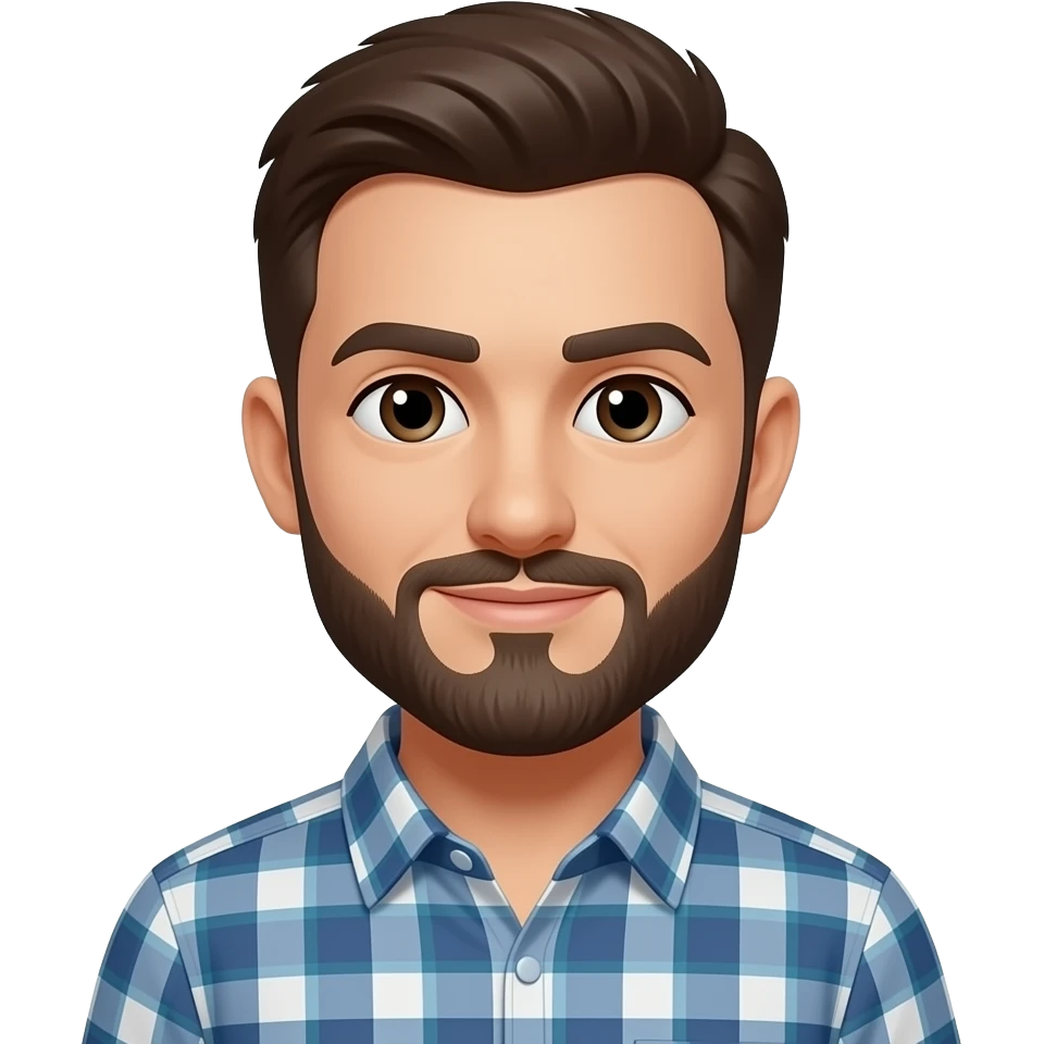 A simple man emoji