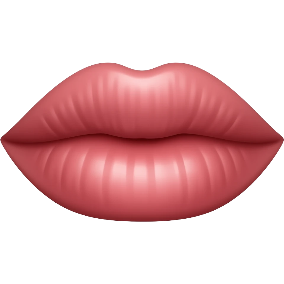 Labios mordiéndose el labio inferior emoji