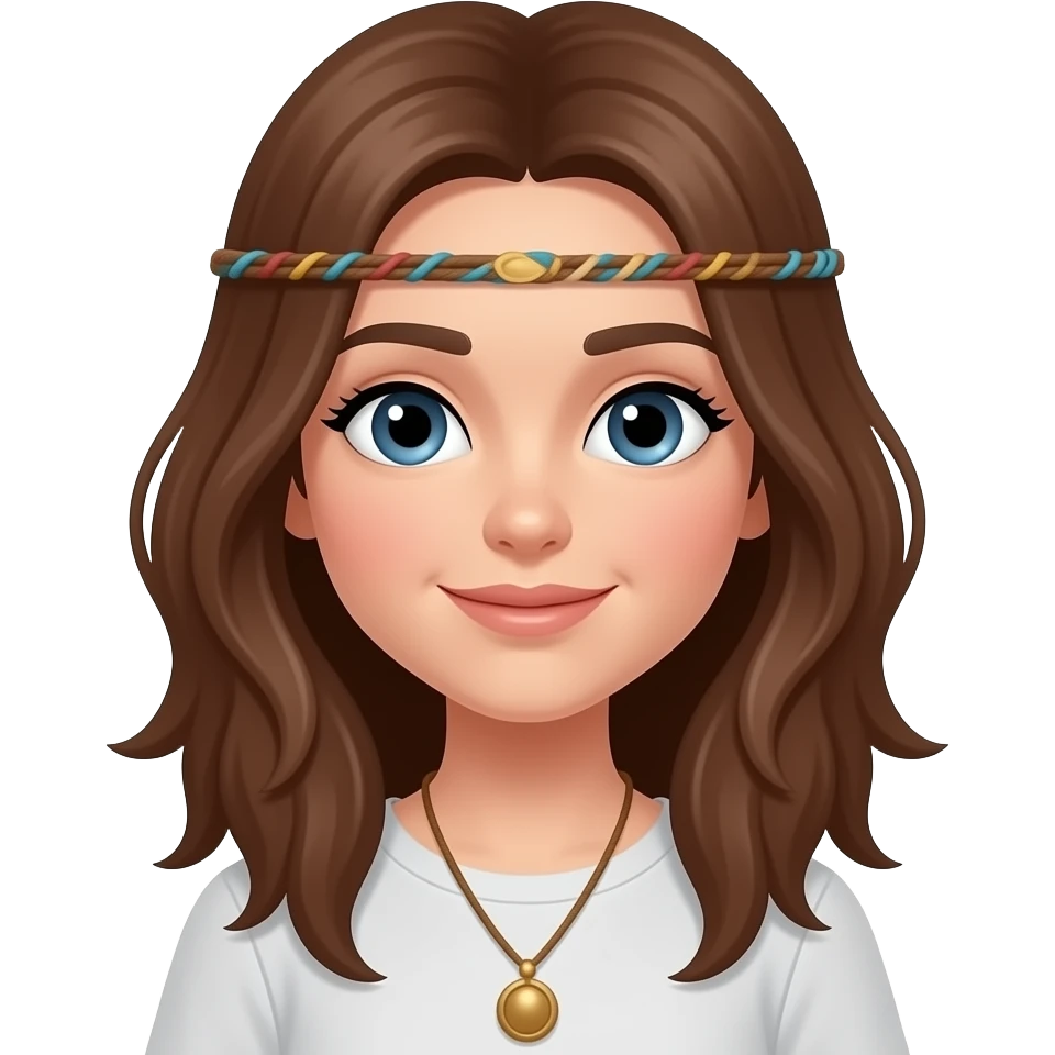 Хіппі дівчина emoji