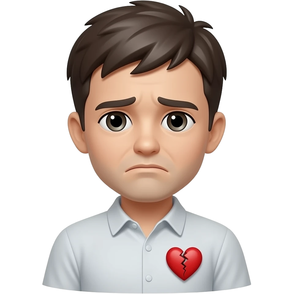 😞+👤+💔 emoji