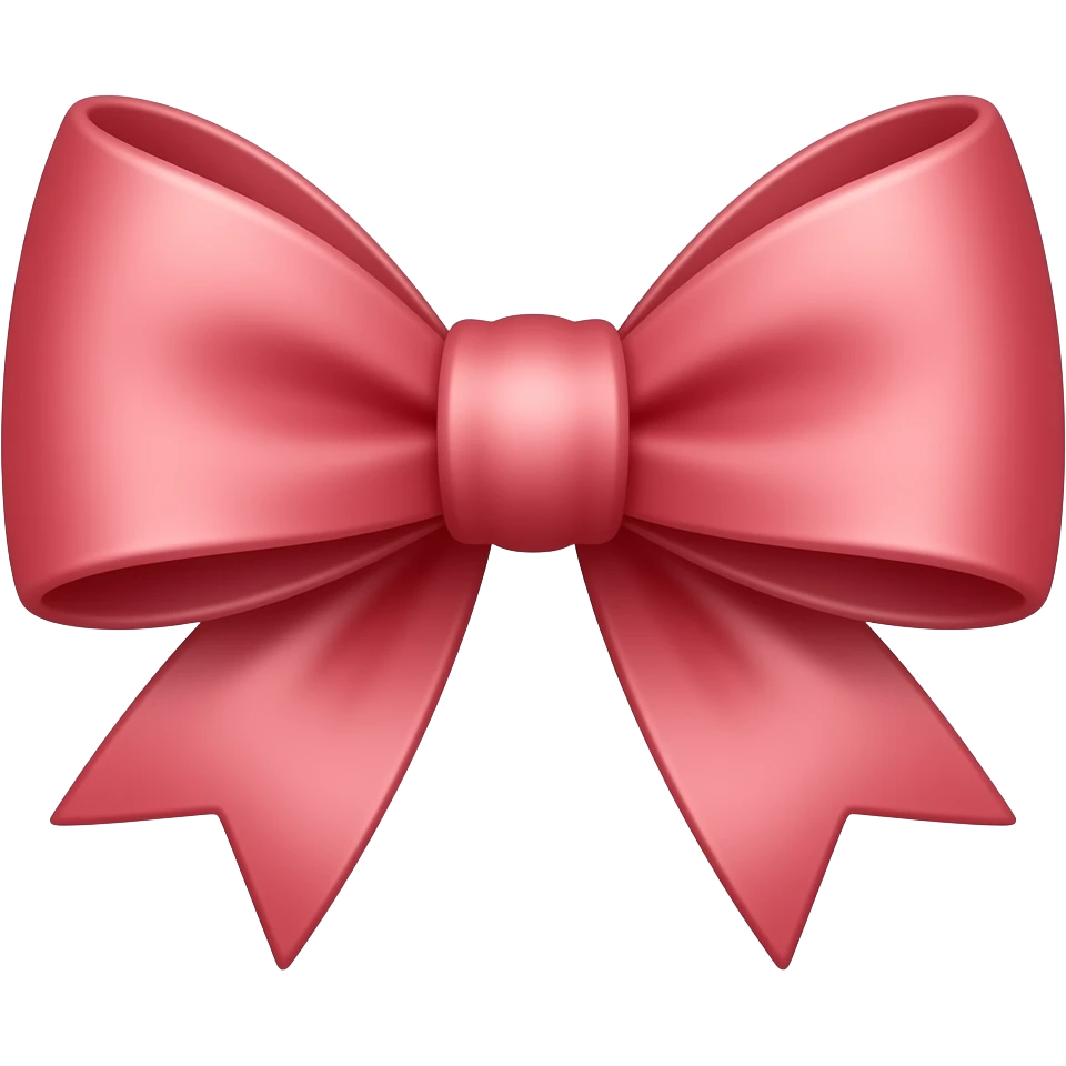 aestetic bow emoji