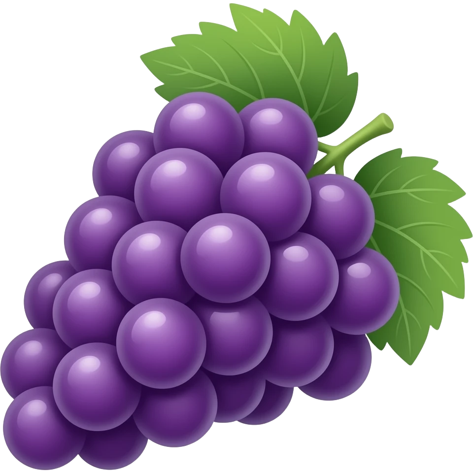 purple grapes emoji