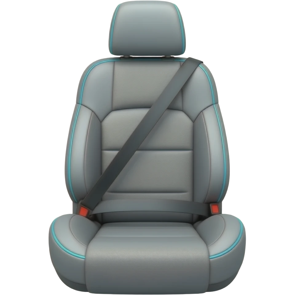 seatbelt on future car seat emoji