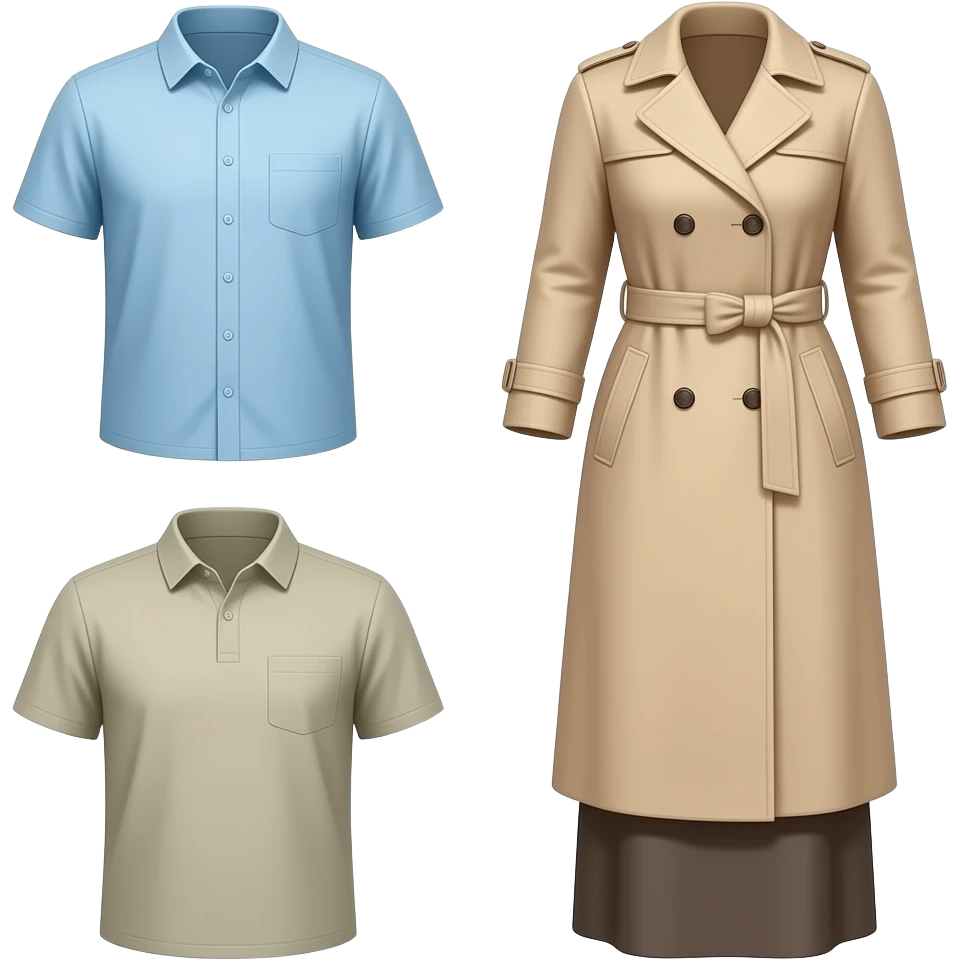clothes tshirt shirt coat dress emoji