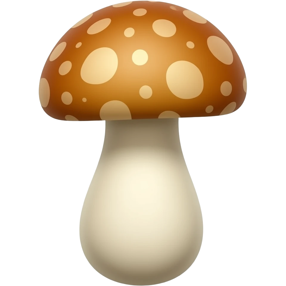 Long shaped mushroom emoji