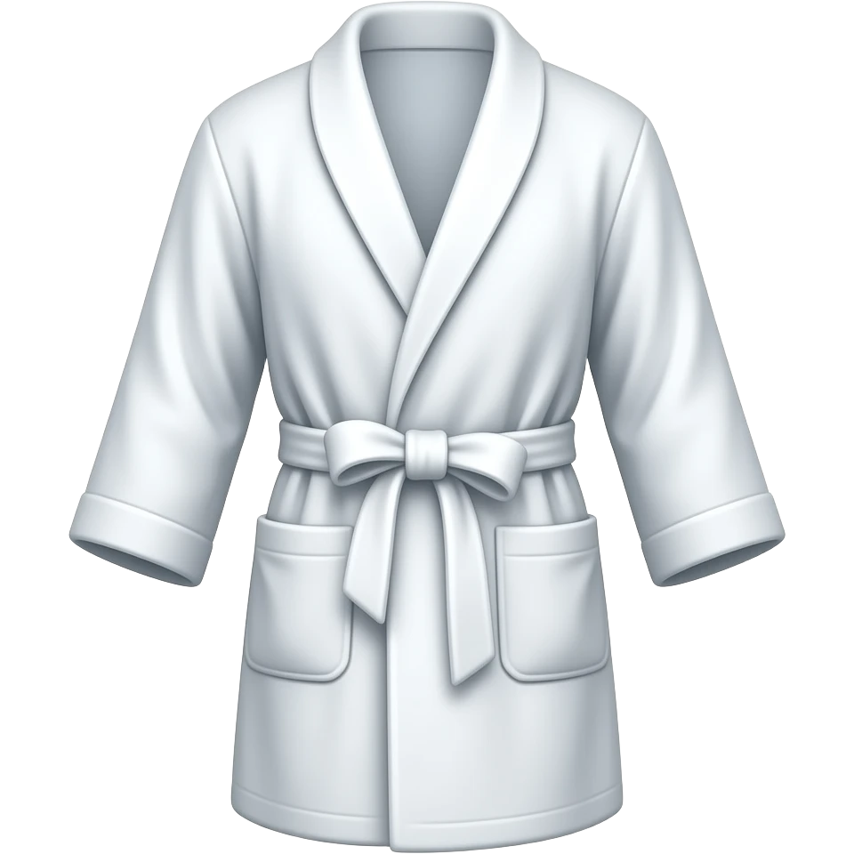 bathrobe white emoji
