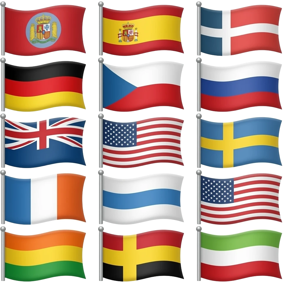 Flag shapes emoji