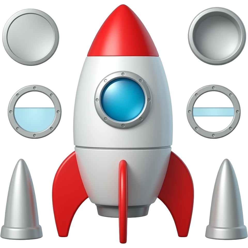 Rocket Ship Parts emoji