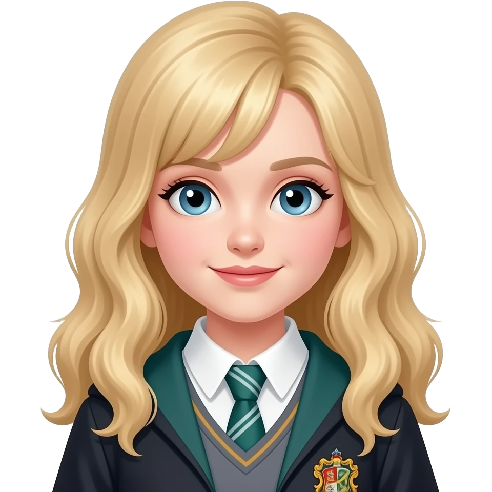 hot blonde Slytherin girl emoji