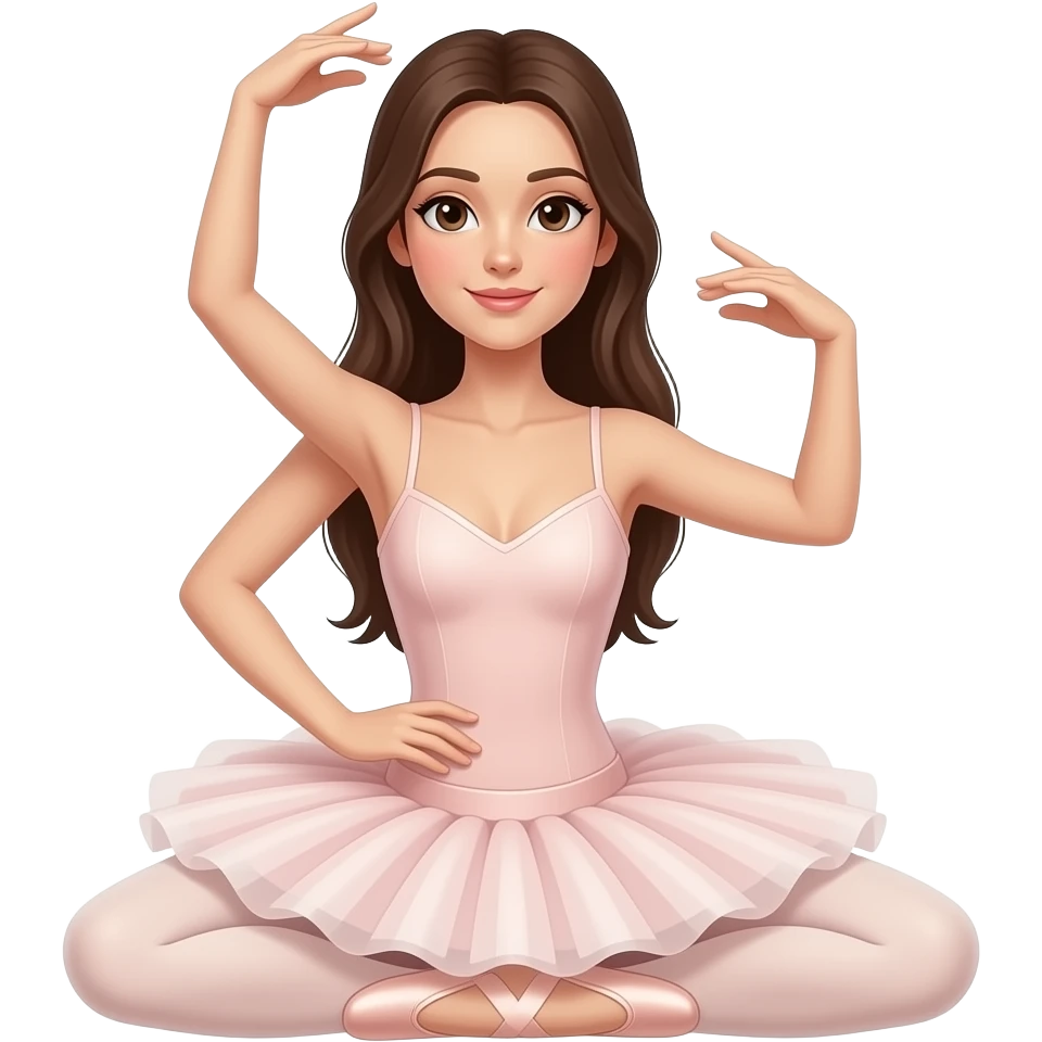 Naked women pose:🧑‍🩰 emoji