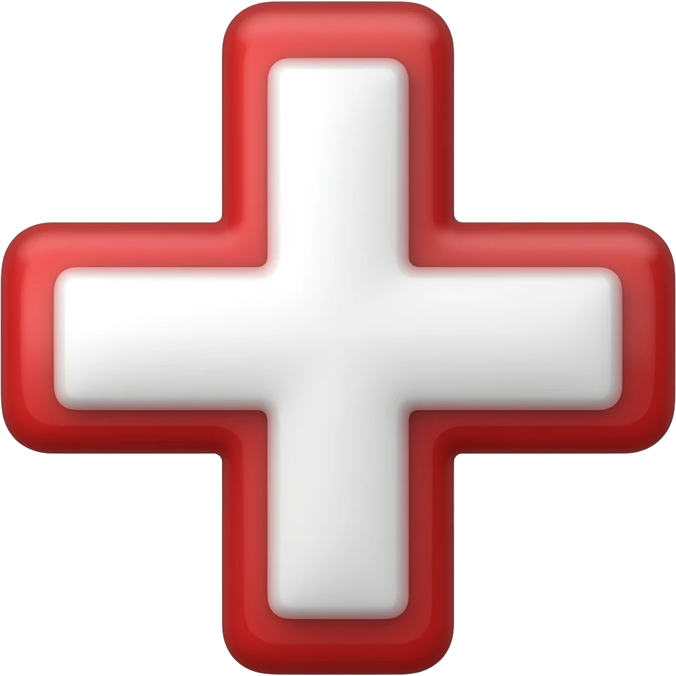 Miller red soft cross emoji