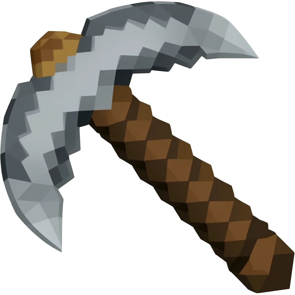 Minecraft pockaxe emoji