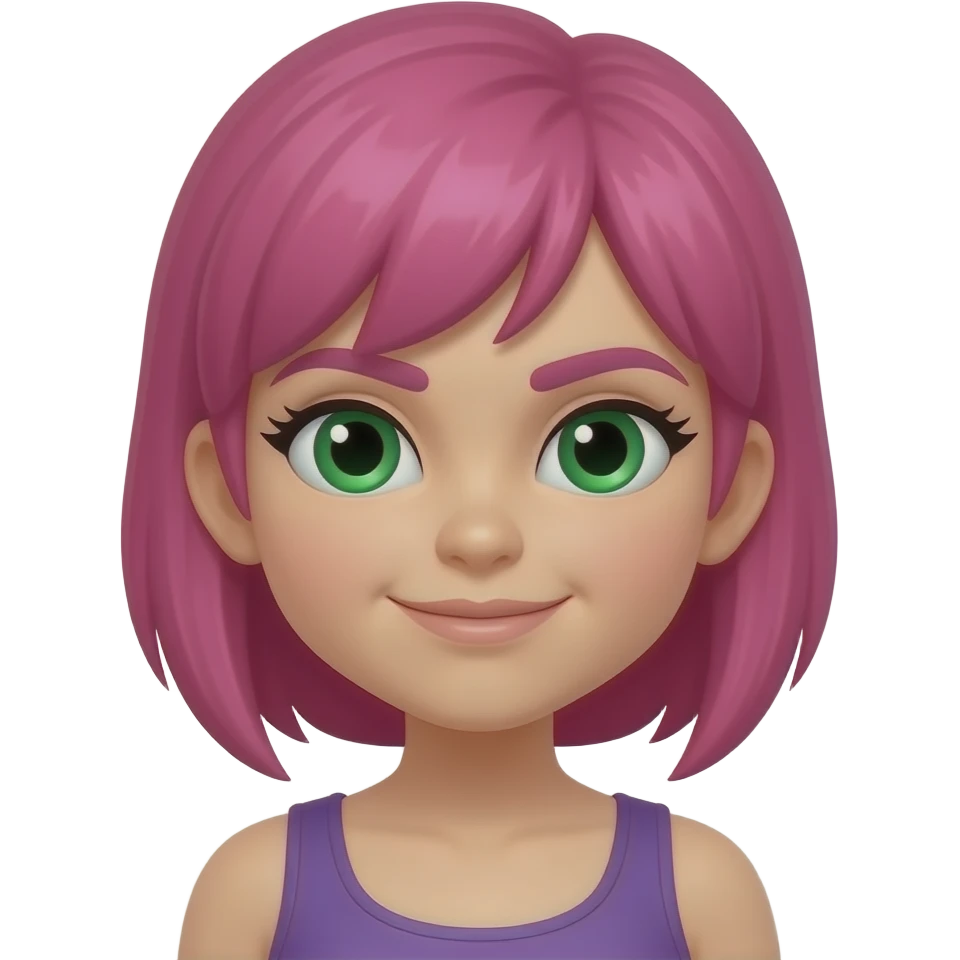 the hulk but instead of green man it’s a pink girl hulk emoji