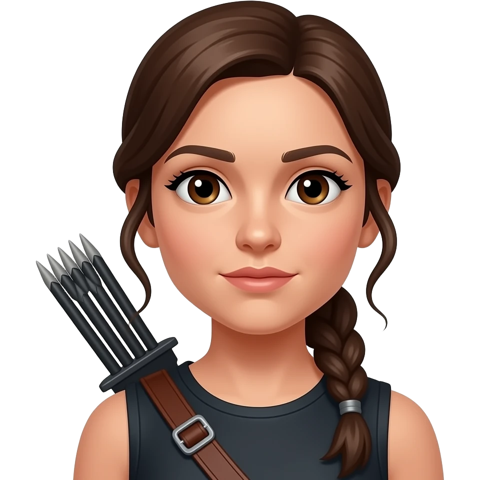 Make a Katniss Everdeen emoji