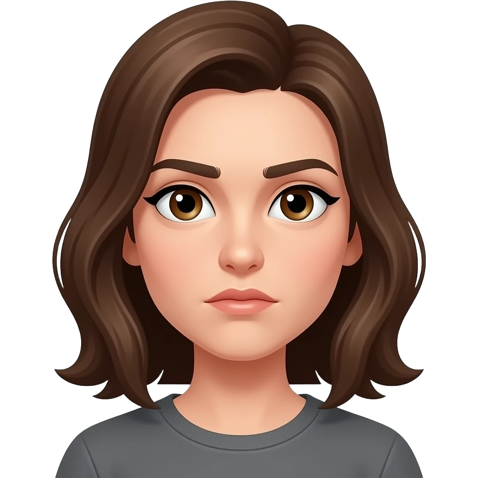 esceptica, ojos torcidos, arta, mujer emoji