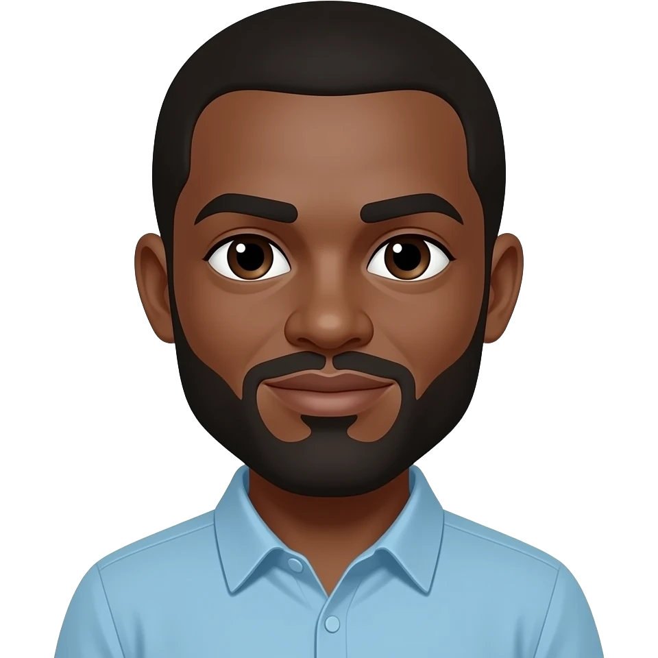 black man emoji