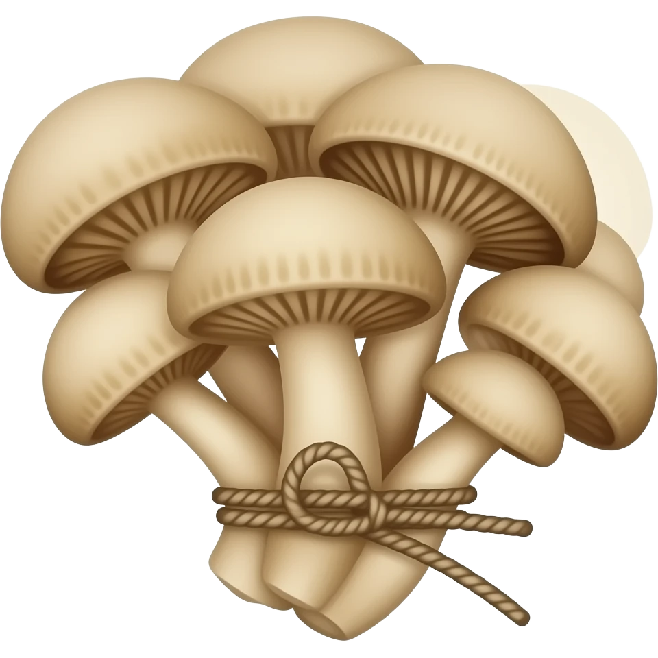 Bundle of mushroom emoji