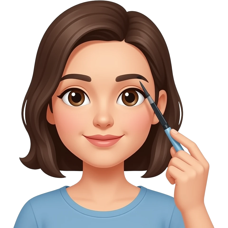eyebrow grooming emoji