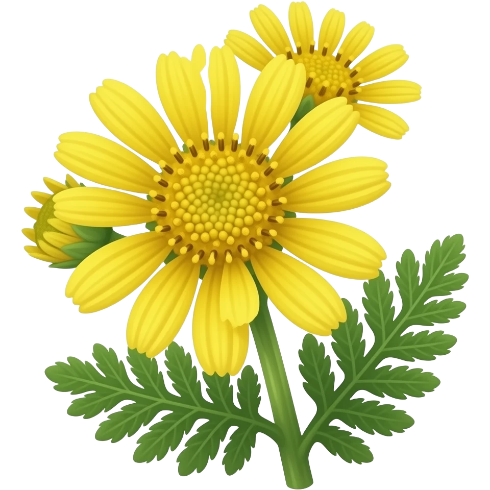 нарисуй senecio vernalis emoji