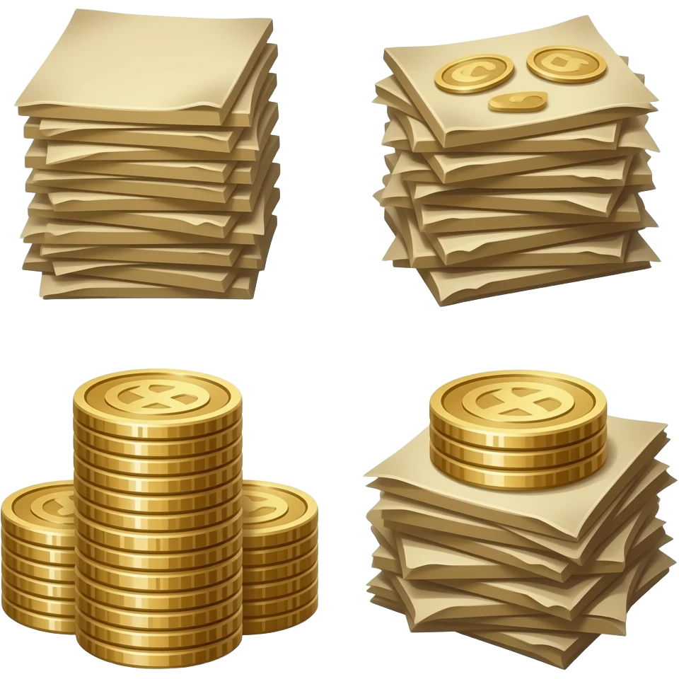 Piles emoji