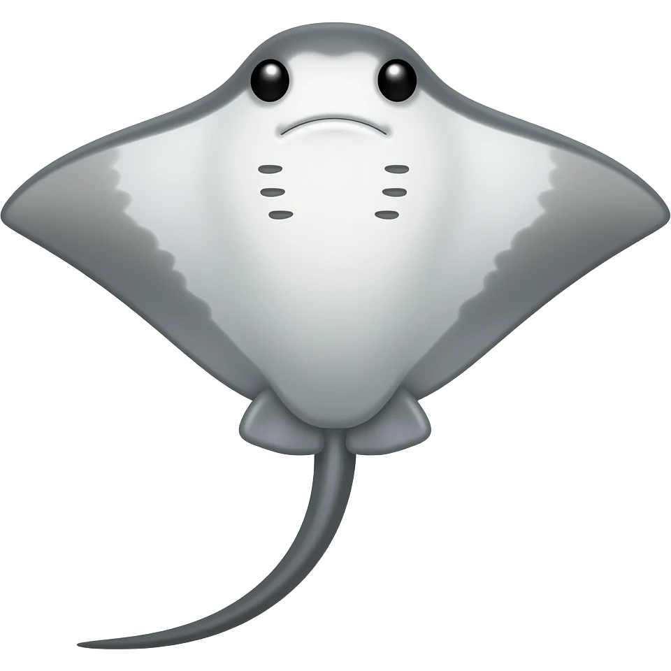stingray emoji