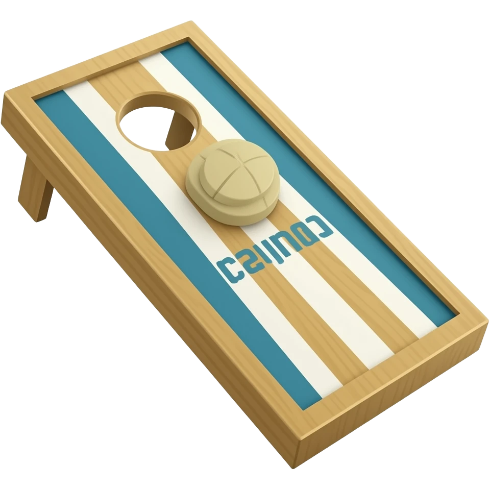 Cornhole emoji