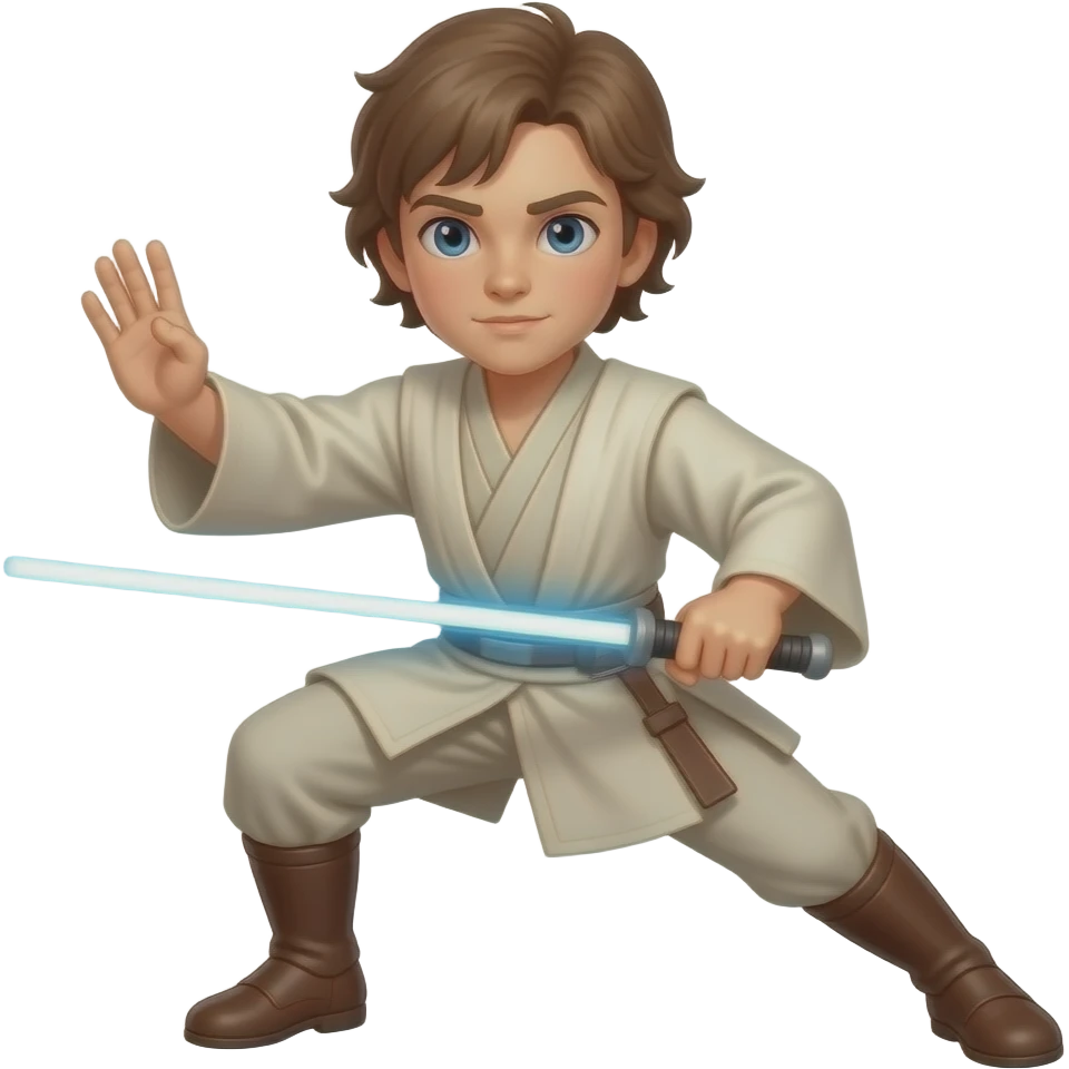 YOUNG anakin skywalker jedi training emoji