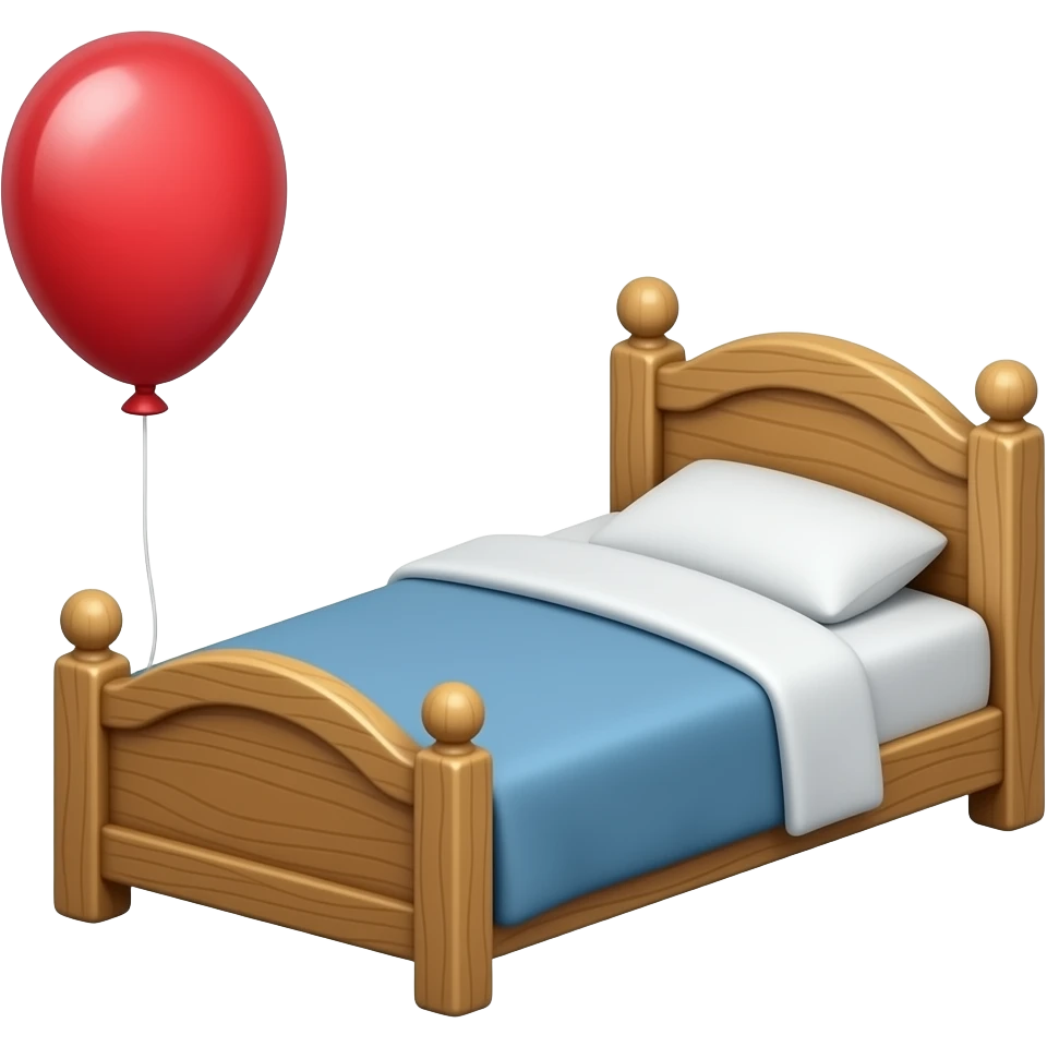 BED BALLOON emoji