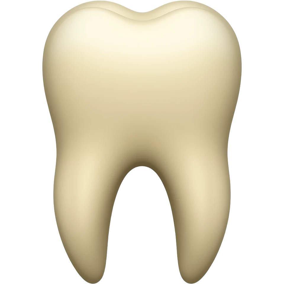 Tooth emoji