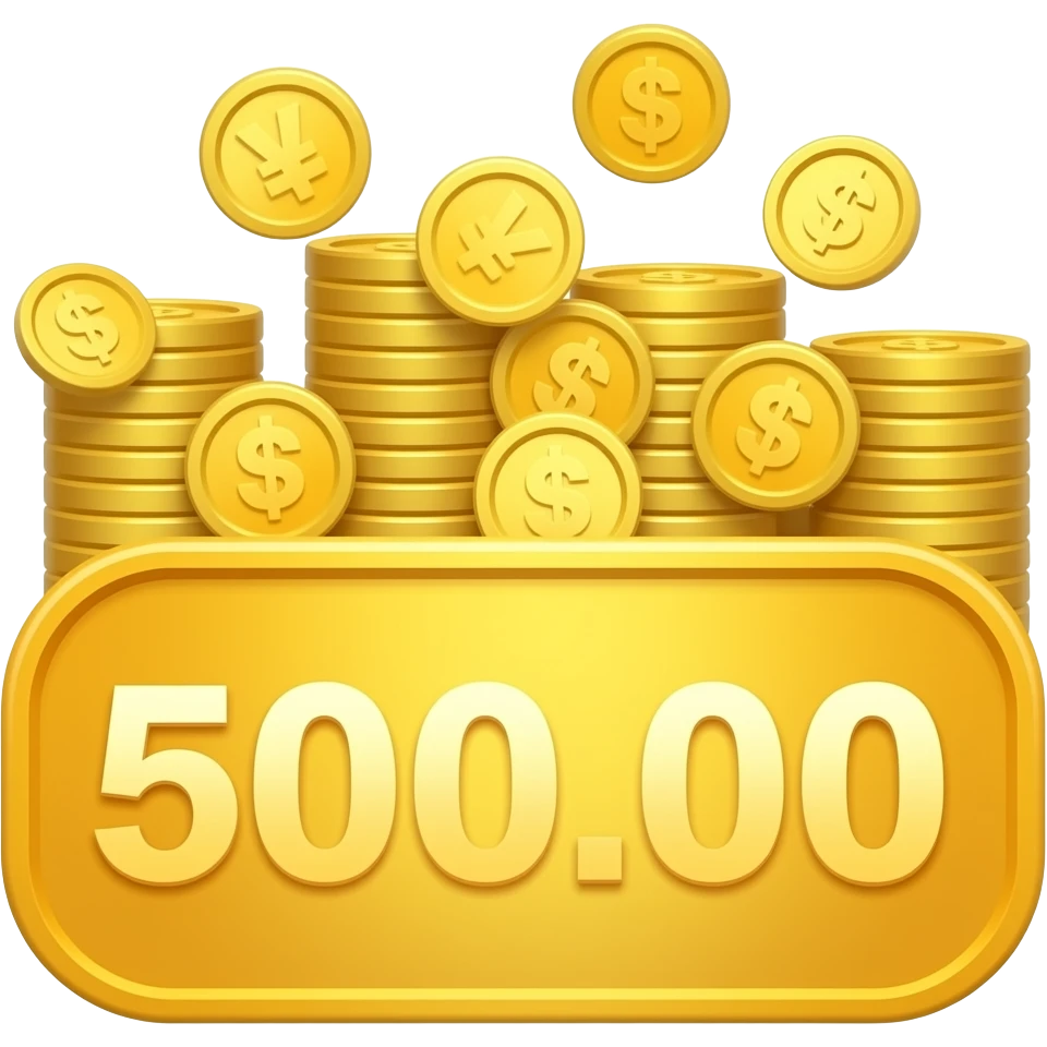 500,000 coins icon emoji
