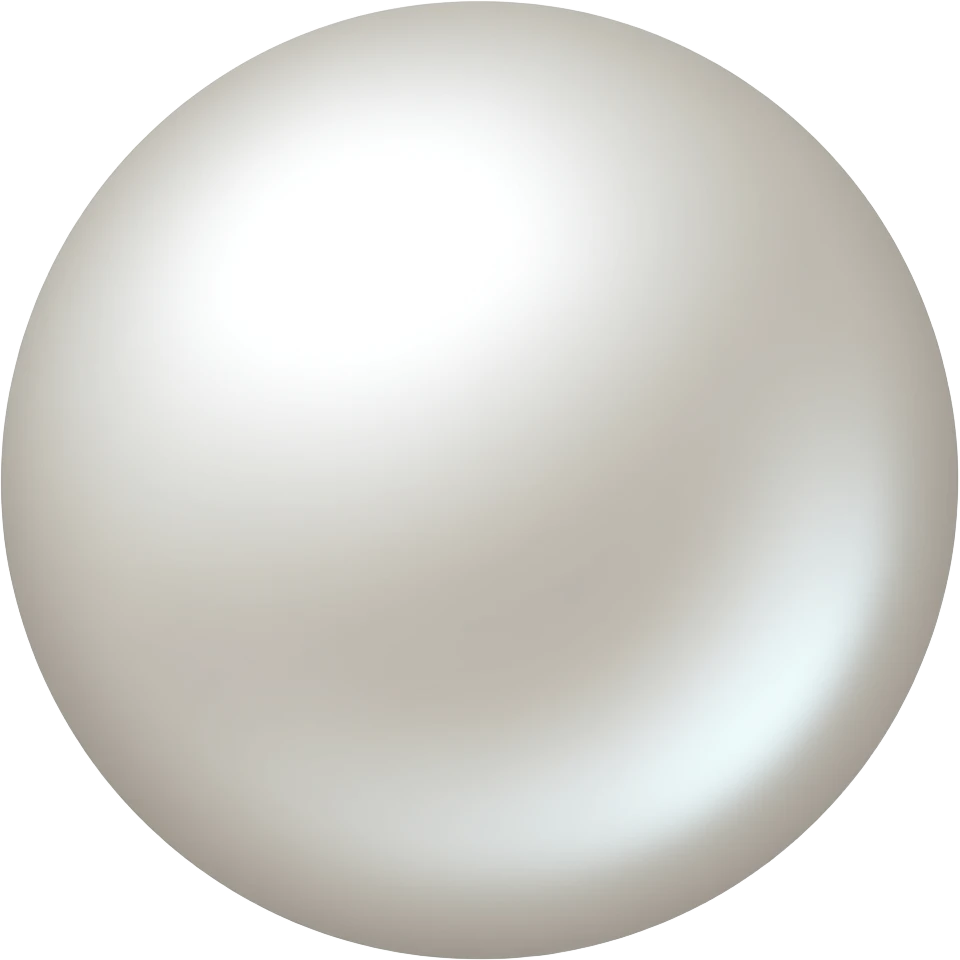 A pearl emoji